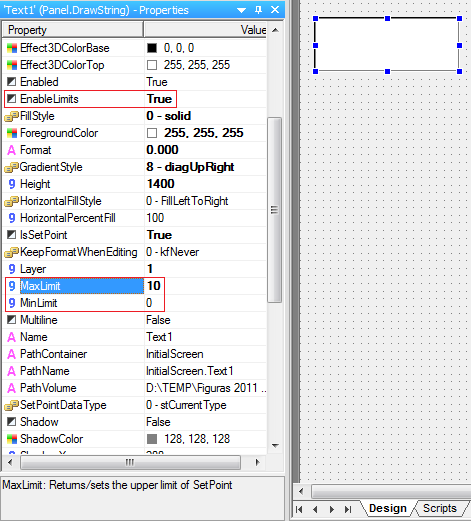 Configurando display/setpoint: sufixo, número inteiro, casas decimais -  Elipse Knowledgebase